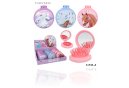 Miss Melody Folding Hairbrush With Mirror